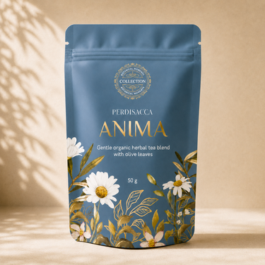 Perdisacca ANIMA herbal tea blend with olive leaf, 50 g loose-leaf pouch