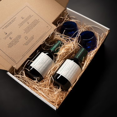 Perdisacca Organic Gourmet Collection gift box with olive oil tasting kit